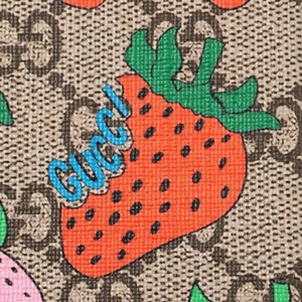 Authentic Gucci GG Limited Edition Strawberry Supreme Iphone X/XS Phone Case,NEW